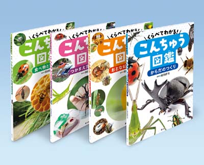 くらべてわかる! こんちゅう図鑑 全4巻｜HONLINE（ホンライン）